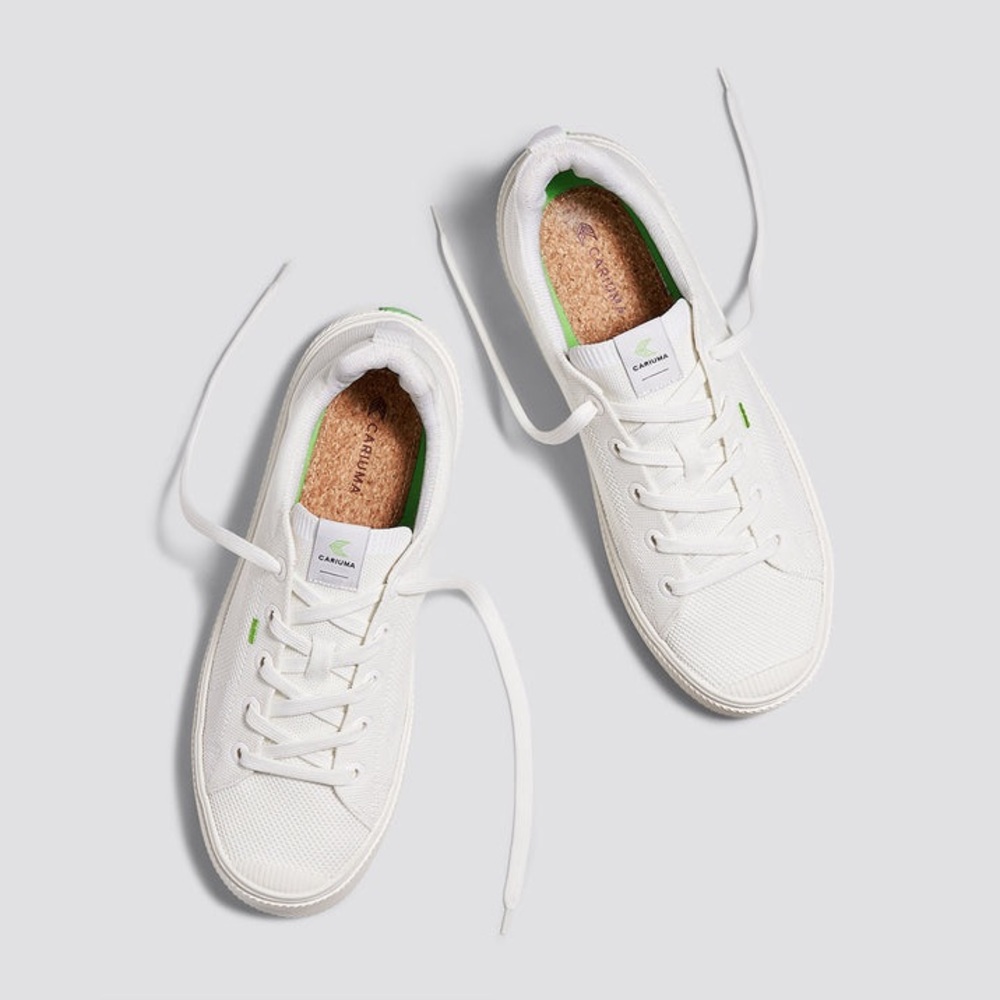 CARIUMA Off White Knit IBI Low Sneakers - Picture 2 of 11